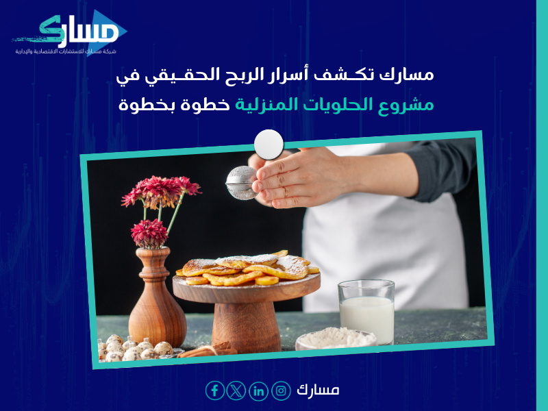 دراسة جدوى مشروع حلويات منزلية