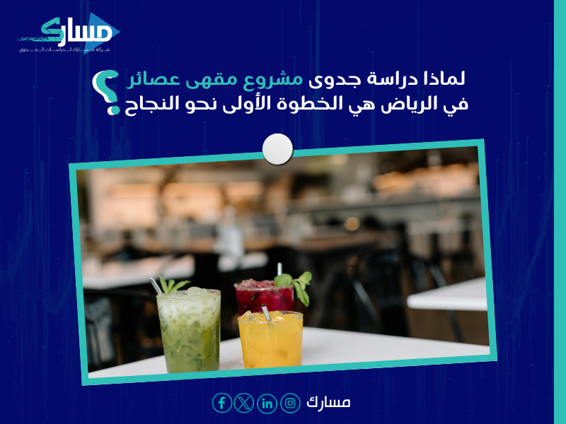 تكلفة مشروع مقهى عصائر الرياض